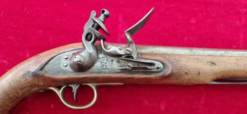 X X X SOLD  X X X An EAST INDIA Co. Military Flintlock pistol circa 1820. Ref 3977.