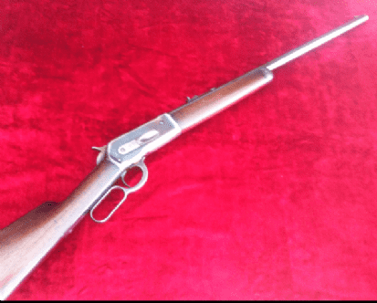 X X X  SOLD X X X  Antique Winchester Lever Action Rifle Mod 1886, .38-56 Obsolete Calibre. Much