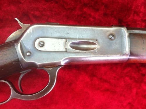 X X X SOLD X X X Antique Winchester Lever Action Rifle Mod 1886, .38-56 Obsolete Calibre. Much