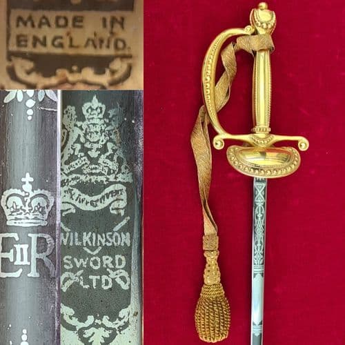 X X X SOLD  X X X British Diplomatic sword-Court sword, manufactured by Wilkinson sword. Ref 3514