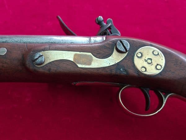 X X X  SOLD X X X  British military Tower G. R. flintlock cavalry pistol. Circa 1800. Ref 2866