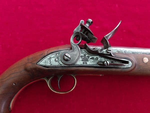 X X X SOLD X X X British military Tower G. R. flintlock cavalry pistol. Circa 1800. Ref 2866