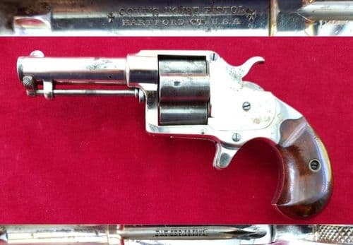 X X X  SOLD X X X  Colt Clover-leaf  four shot revolver. Circa 1871-76. Ref 1864.