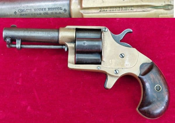 X X X SOLD X X X COLT CLOVER LEAF pistol. Circa 1871-1876. Ref 4331.