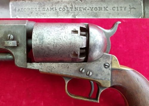 X X X  SOLD  X X X  Colt Dragoon .44 cal percussion Revolver. Circa 1851. Ref 2724