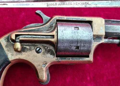 X X X  SOLD X X X  Cup fire revolver by Eagle Arms Co. New York. Circa 1860. Ref  3373