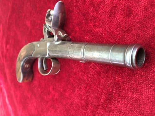X X X  SOLD X X X Flintlock pistol  BENNETT ROYAL EXCHANGE LONDON Circa 1780. Ref 9388.