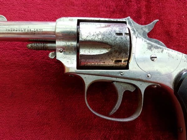 X X X SOLD X X X Forehand & Wadsworth rim-fire revolver. Circa 1870. Good condition. Ref 9632.