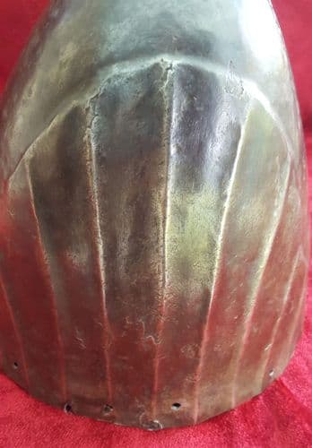 X X X SOLD X X X Helmet possibly 16TH century. Origins unknown, may be Eastern European. Ref 9322.