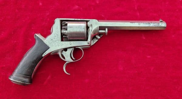 X X X  SOLD X X X  J. BEATTIE. Tranter's patent .45 cal Percussion Revolver. Circa 1855. Ref 4119