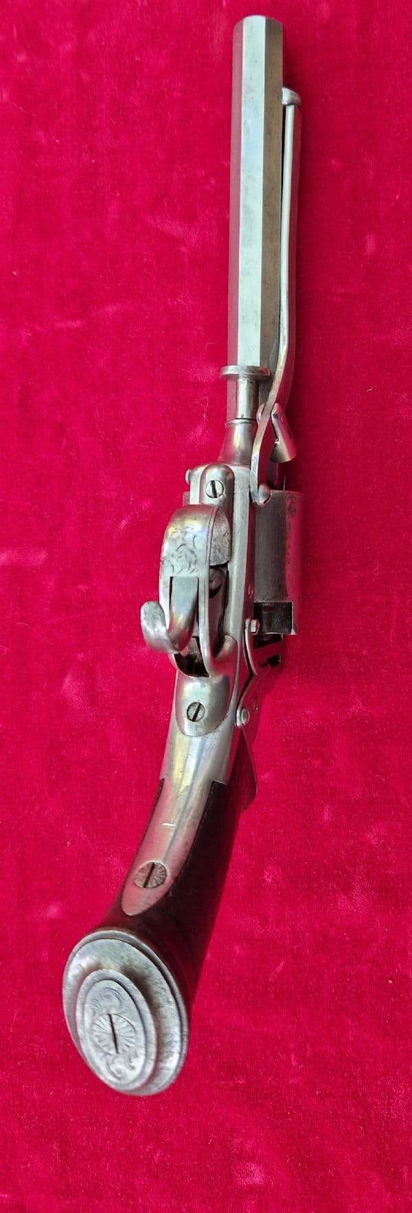 X X X  SOLD X X X  J. BEATTIE. Tranter's patent .45 cal Percussion Revolver. Circa 1855. Ref 4119