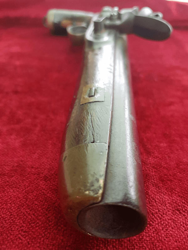 X  X X SOLD X X X Military Flintlock sea service Pistol. Circa 1810-1820. Ref 9907.