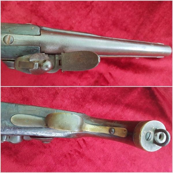X  X X SOLD X X X Military Flintlock sea service Pistol. Circa 1810-1820. Ref 9907.