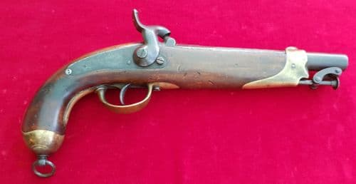 X X X SOLD X X X Military percussion pistol, Norwegian. Circa 1835. Ref 1726