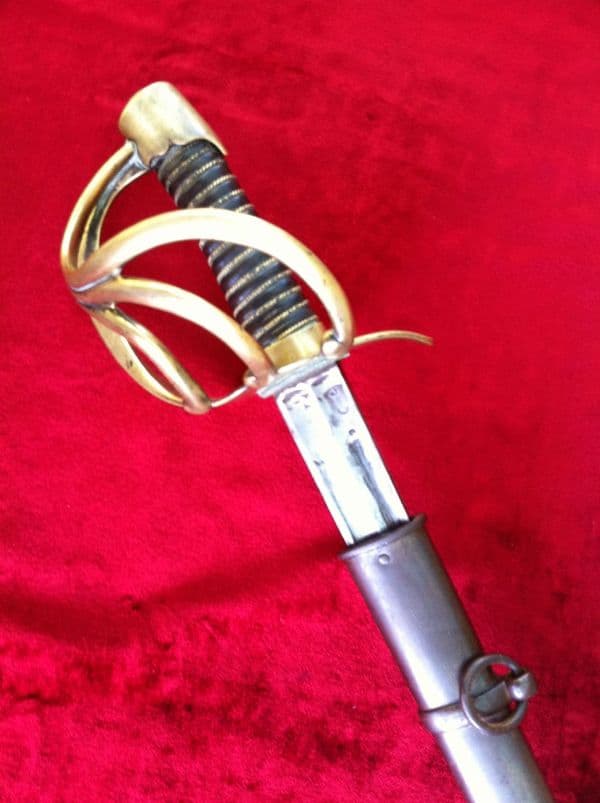 X X X  SOLD X X  X Napoleonic period French Cuirassier's sword, the blade dated 1814. Complete