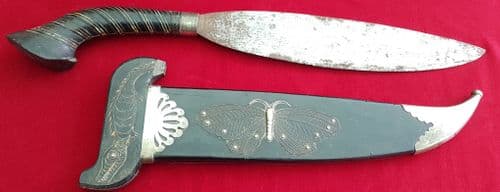 X X X SOLD  X X X  Philipino Moro Barong, Binangon​​​​​​​ or Sundang, large knife. Ref 1106.