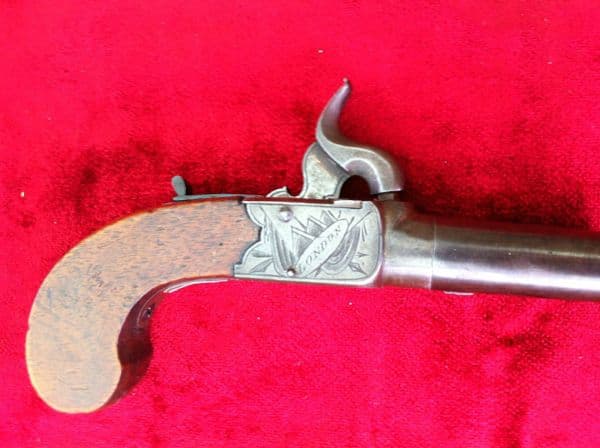 X X  X SOLD X X X Pocket pistol circa 1840 by Jno. Jones & Son London. Good condition. Ref 6526.