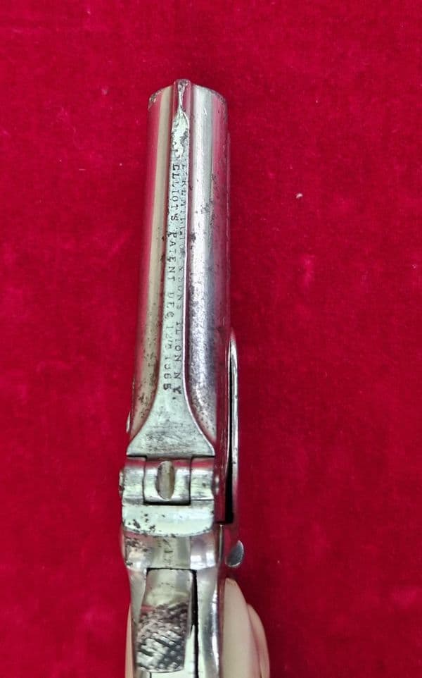 X X X  SOLD  X X X  Remington .41 rim-fire double barrelled Derringer. Ref 4323.