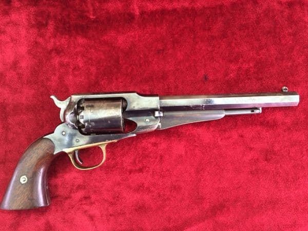 X  X  X SOLD X  X  X  Remington New Model Army .44 cal 6 shot Percussion Revolver. Ref 9150.