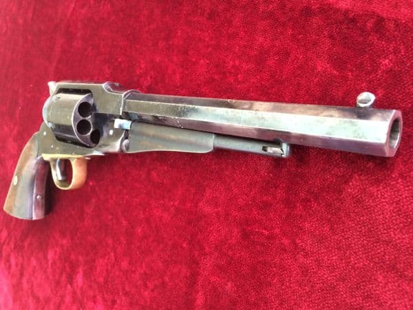 X  X  X SOLD X  X  X  Remington New Model Army .44 cal 6 shot Percussion Revolver. Ref 9150.