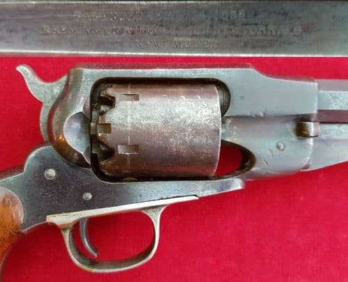 X X X SOLD X X X Remington New Model Army percussion revolver. Ref 1877
