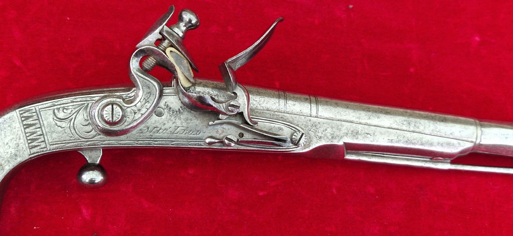 X X X SOLD X X X Scottish Highlander s Ram s-horn metal flintlock ...