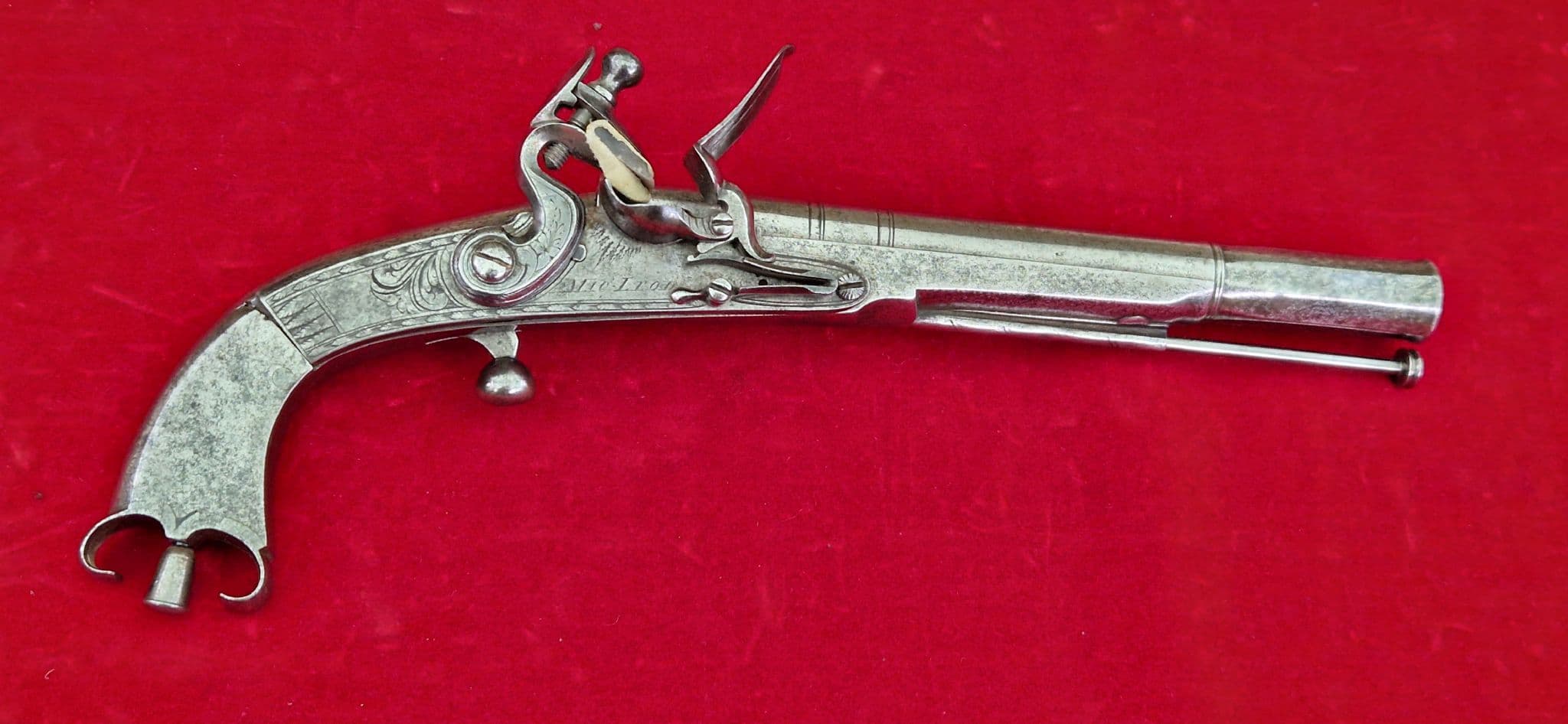 X X X SOLD X X X Scottish Highlander s Ram s-horn metal flintlock ...