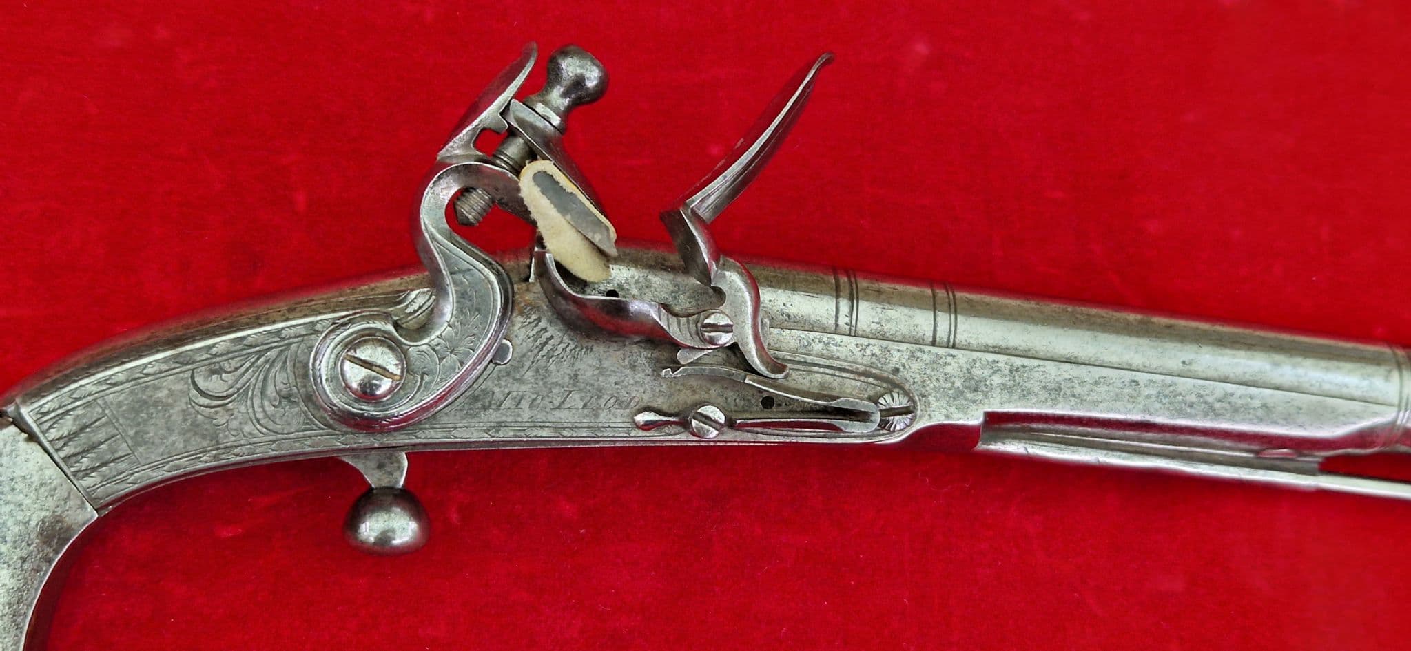 X X X SOLD X X X Scottish Highlander s Ram s-horn metal flintlock ...