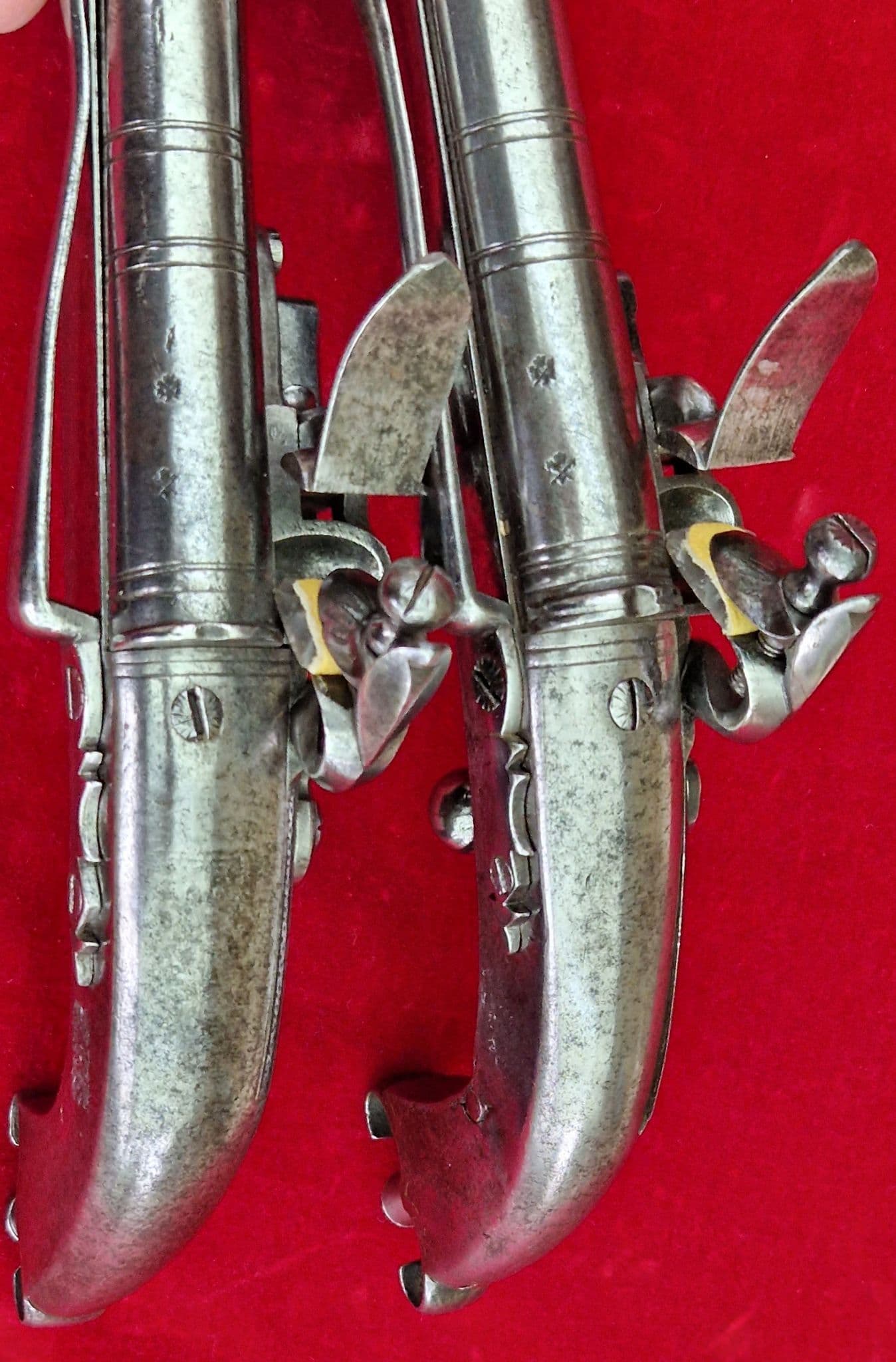X X X SOLD X X X Scottish Highlander s Ram s-horn metal flintlock ...