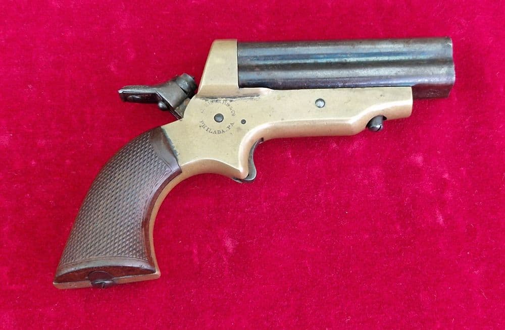 X X X SOLD X X X SHARPS four barrel 30 cal rim-fire derringer C 1865 ...