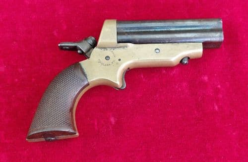 X X X SOLD X X X SHARPS four barrel .30 cal rim-fire derringer. C. 1865. Good condition. Ref 4249.