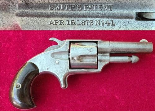 X X X SOLD X X X   Smith's Patent Rimfire revolver in the very scarce .41 rimfire calibre. Ref 4000.