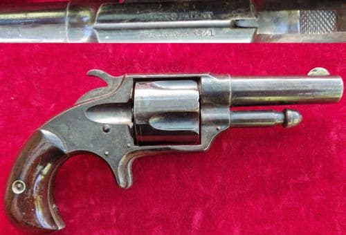 X X X SOLD X X  X Smith's Patent Rimfire revolver in very scarce .41 rim-fire calibre. Ref 4134.