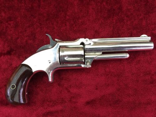 X X X  SOLD X X X  Smith & Wesson  Rimfire Revolver circa 1865-1875. Excellent condition. Ref 9127.