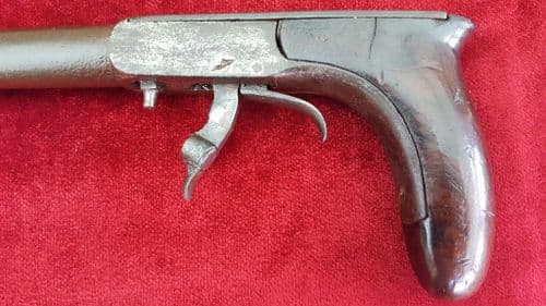 X X X SOLD X X X Under hammer walking cane with makers name Edward Weston Lewes. Ref 9368.