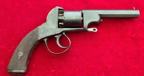 X  X X SOLD X X X   Webley-Bentley .38  percussion revolver by WESTLEY RICHARDS of LONDON. Ref 3439.