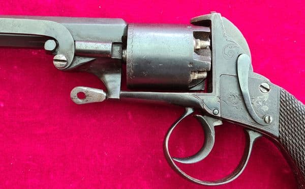 X  X X SOLD X X X   Webley-Bentley .38  percussion revolver by WESTLEY RICHARDS of LONDON. Ref 3439.