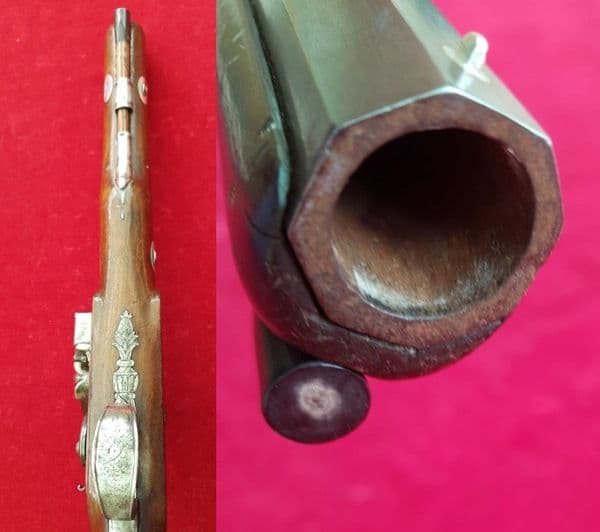 XXX SOLD X XX  Flintlock Duelling Pistol, made by the gunsmith VAUGHAN of LONDON. FOR SALE. Ref 2501