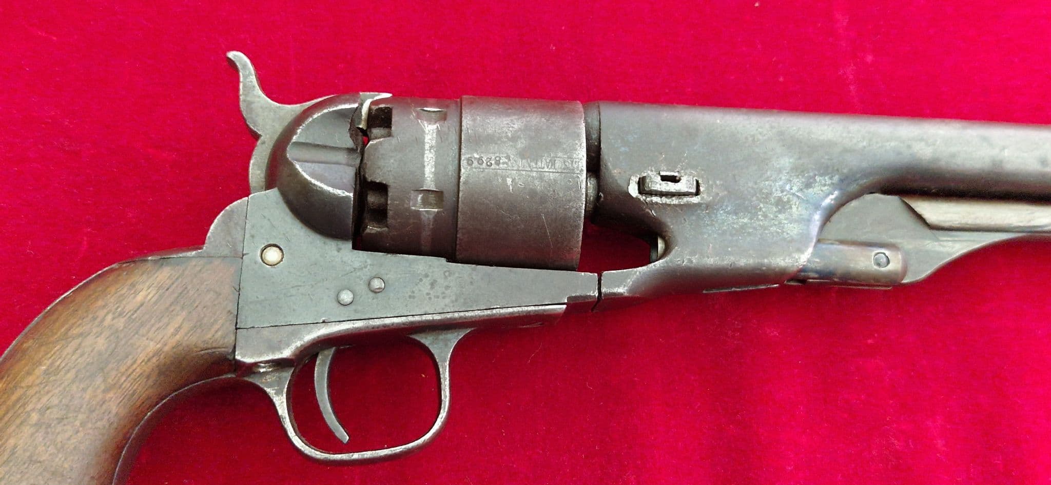 XXX SOLD XXX Colt Army model 1860 44 calibre percussion revolver ...