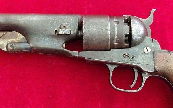 XXX SOLD XXX Colt Army model 1860 44 calibre percussion revolver ...
