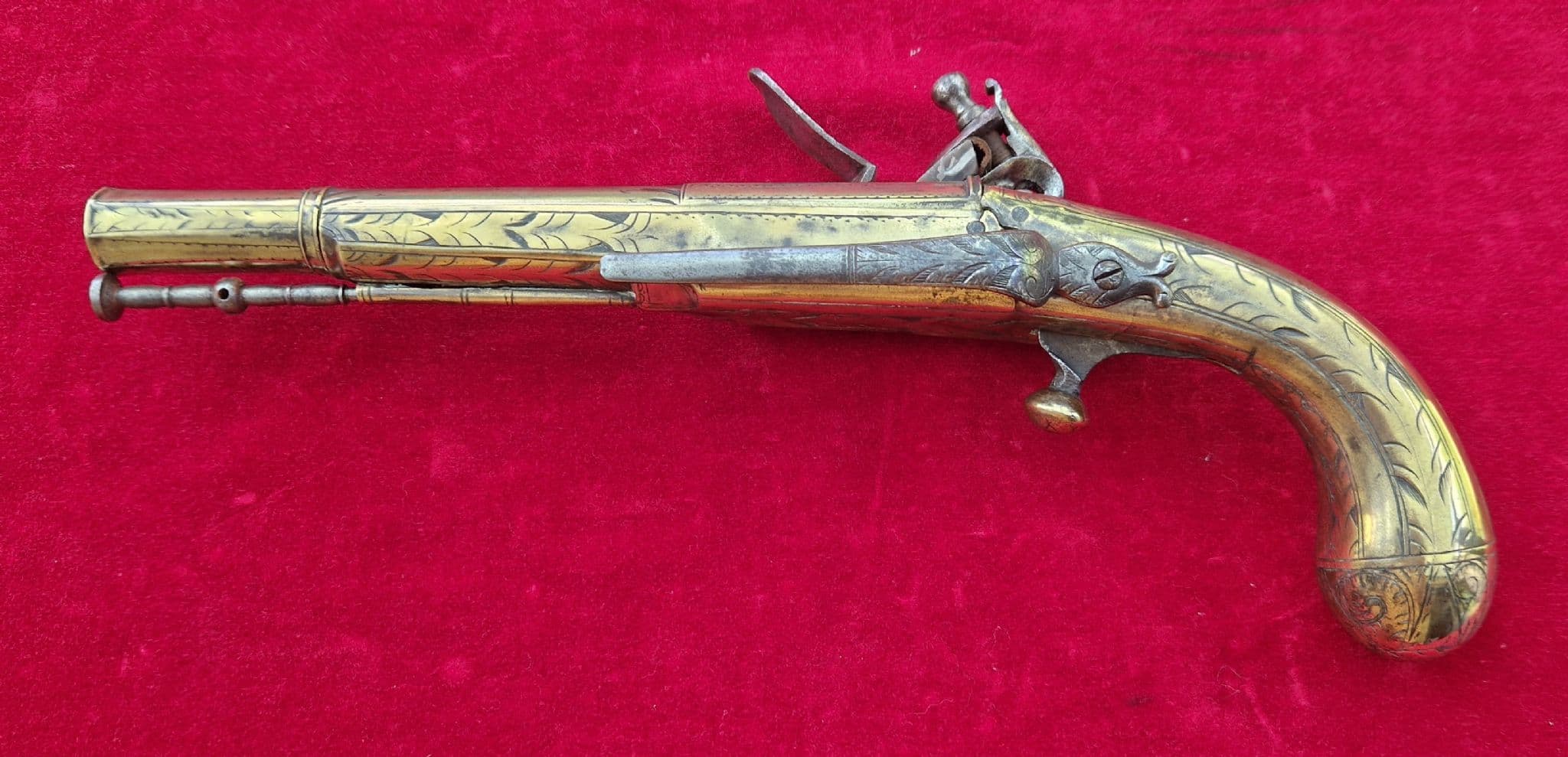 XXX SOLD XXX Scottish Highlander s all metal flintlock pistol by T ...