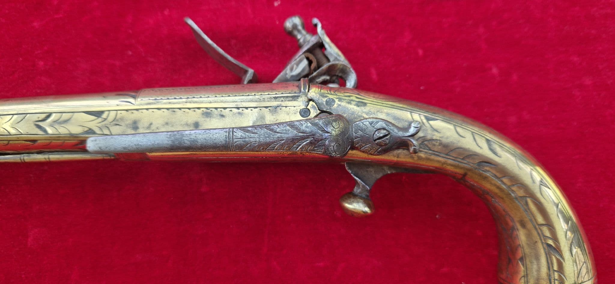 XXX SOLD XXX Scottish Highlander s all metal flintlock pistol by T ...