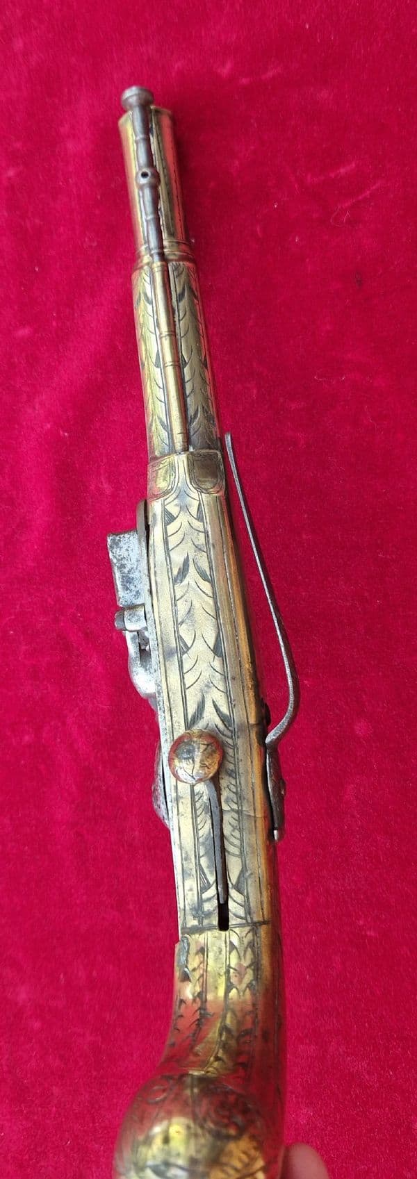 XXX SOLD XXX Scottish Highlander s all metal flintlock pistol by T ...