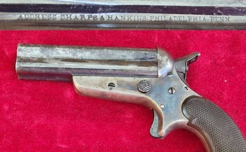 XXX SOLD XXX Sharps & Hankins Deringer marked on the frame Sharp's Pat. 1859. Ref 4301
