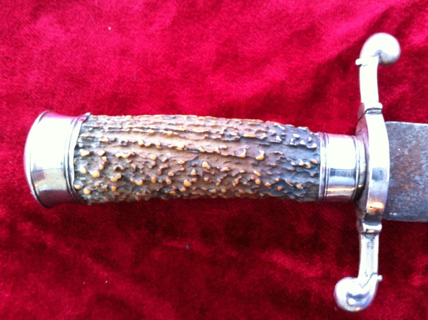XXX SOLD XXX Silver mounted English Hunting Sword with hallmarked ...