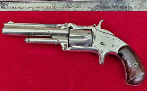 XXX SOLD XXX Smith and Wesson 5 shot .32 calibre Rim-fire Revolver. Ref 4248.