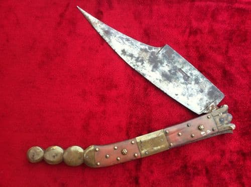 XXX SOLD XXX Spainish Folding knife or Navaja from Albacette Espana. Navajas de Espana. Very good