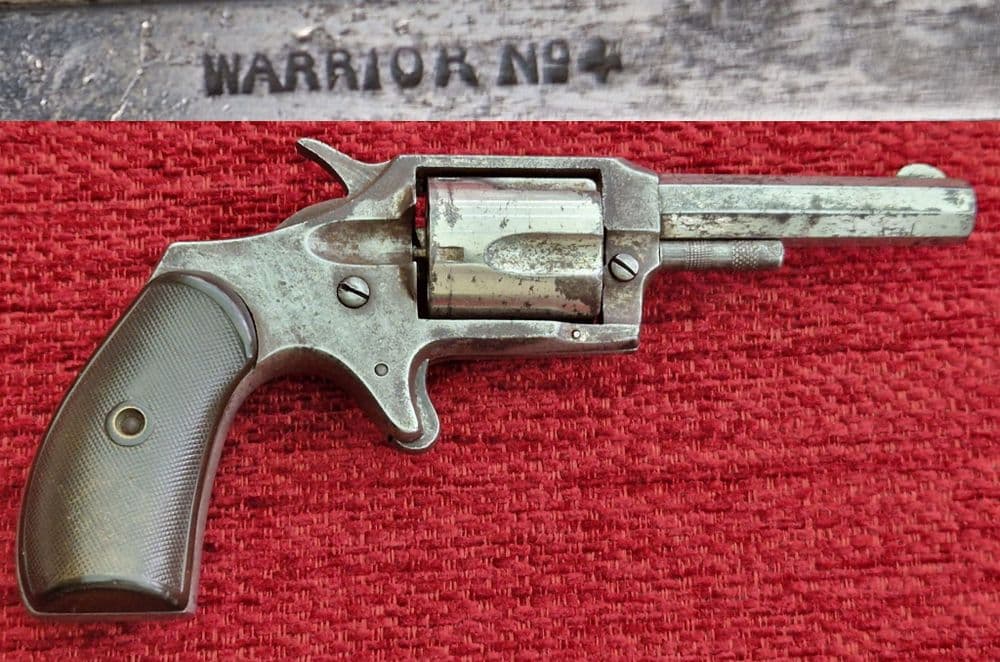 XXX SOLD XXX WARRIOR No 4 32 calibre Rim-fire 5 shot revolver Circa ...