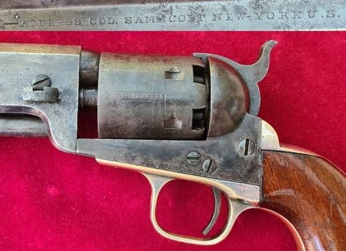 XXX SOLD XXXColt model 1851 Navy .36  Percussion revolver FOR SALE.  Manufactured in 1866. Ref 3998.