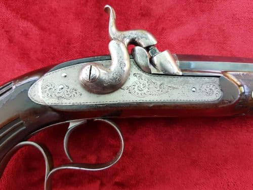 XXX SOLD XXXLefaucheux percussion single barrel target pistol. Ref 9905.